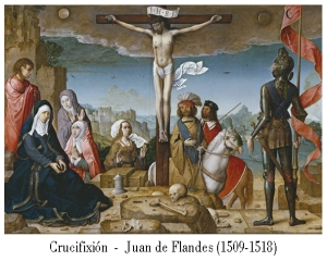 crucifixión, Juan de Flandes